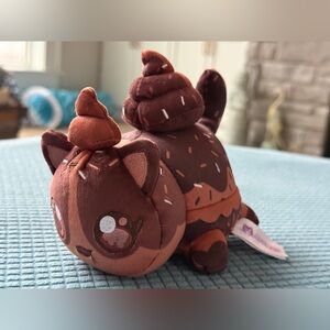 Aphmau kitty plush “chocolate with sprinkles” cat.